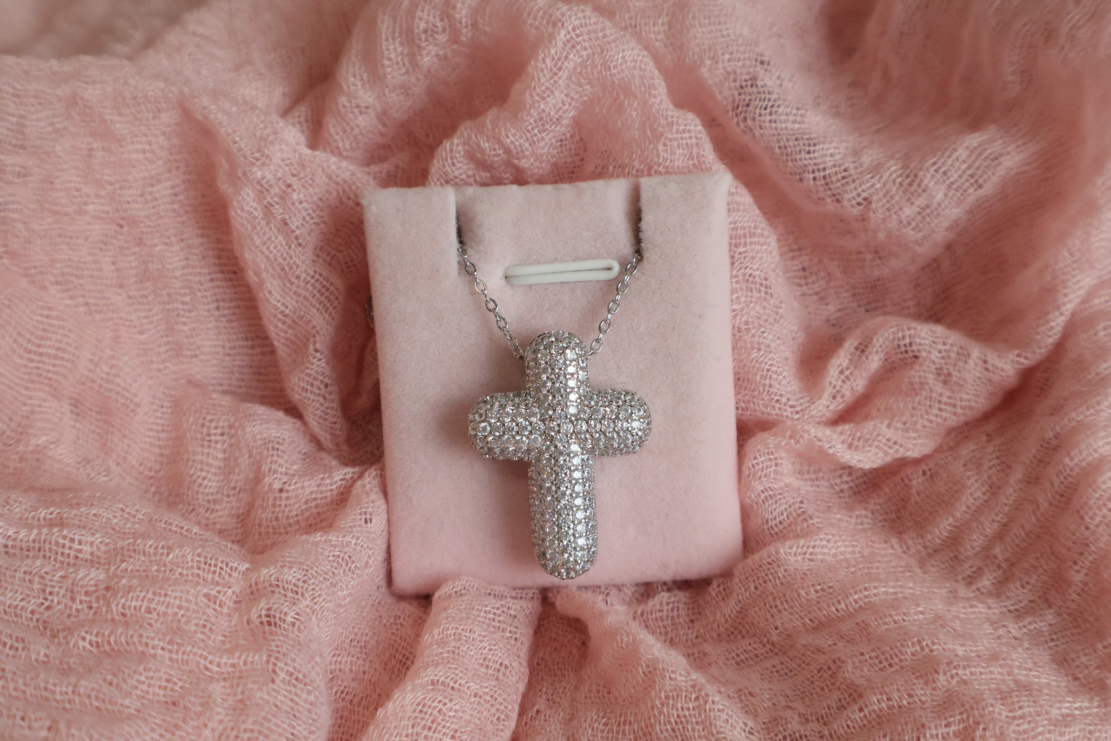 Chunky Diamond Cross