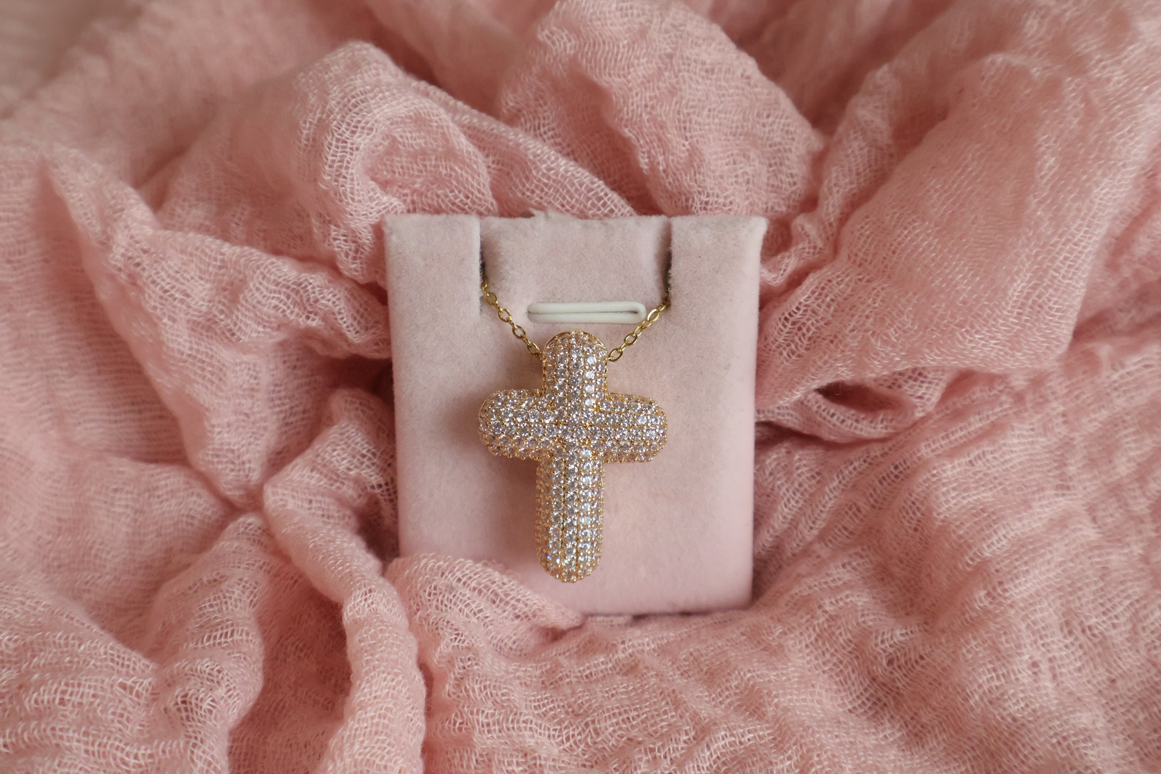 Chunky Diamond Cross